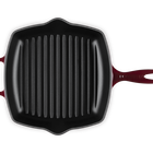 Cast Iron Signature Square Skillet GrillGarnet image number 4